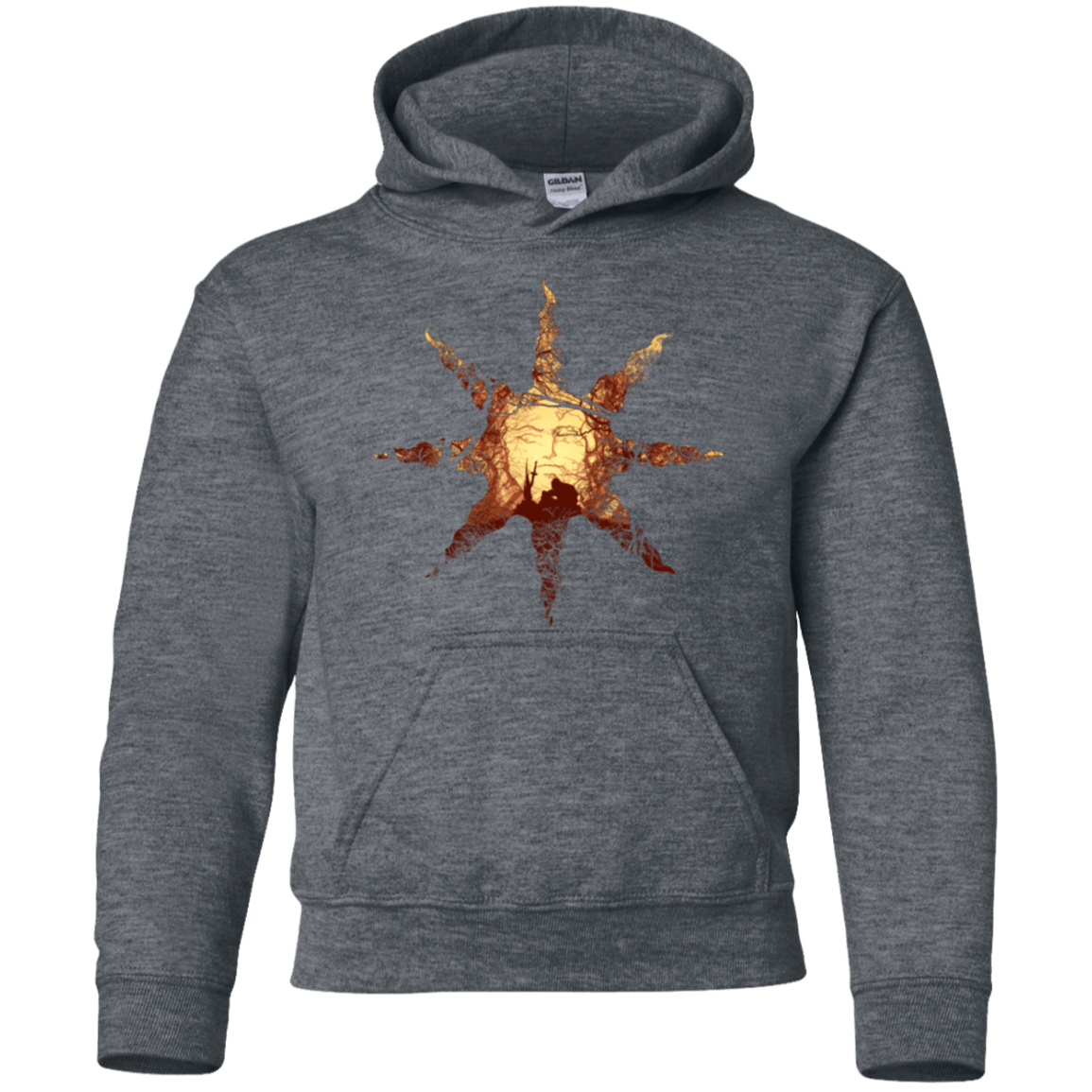 Sweatshirts Dark Heather / YS Bonfire Youth Hoodie