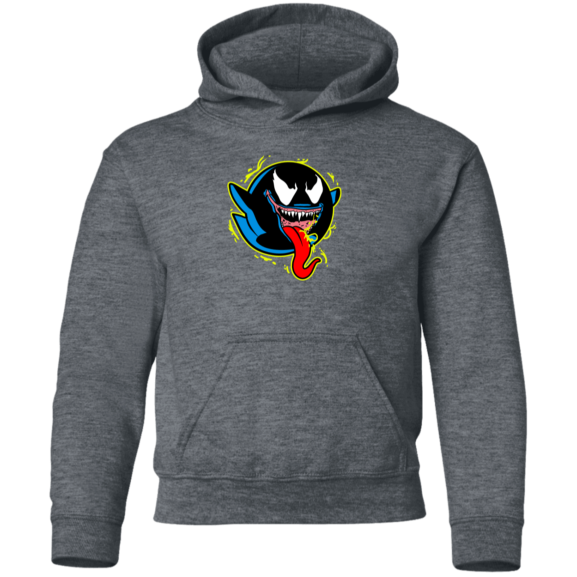 Sweatshirts Dark Heather / YS Boo Venom Youth Pullover Hoodie