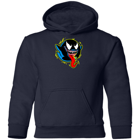 Sweatshirts Navy / YS Boo Venom Youth Pullover Hoodie
