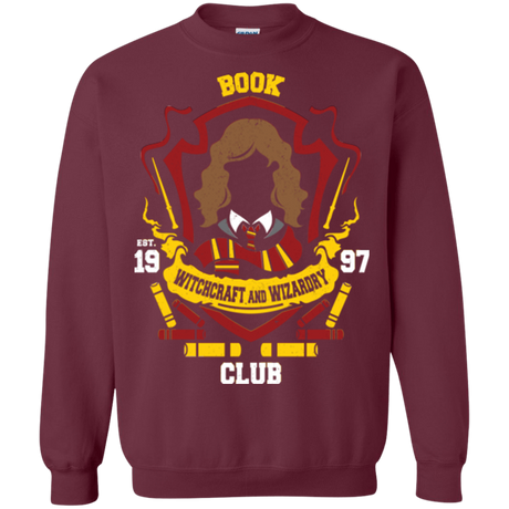 Sweatshirts Maroon / Small Book Club Crewneck Sweatshirt