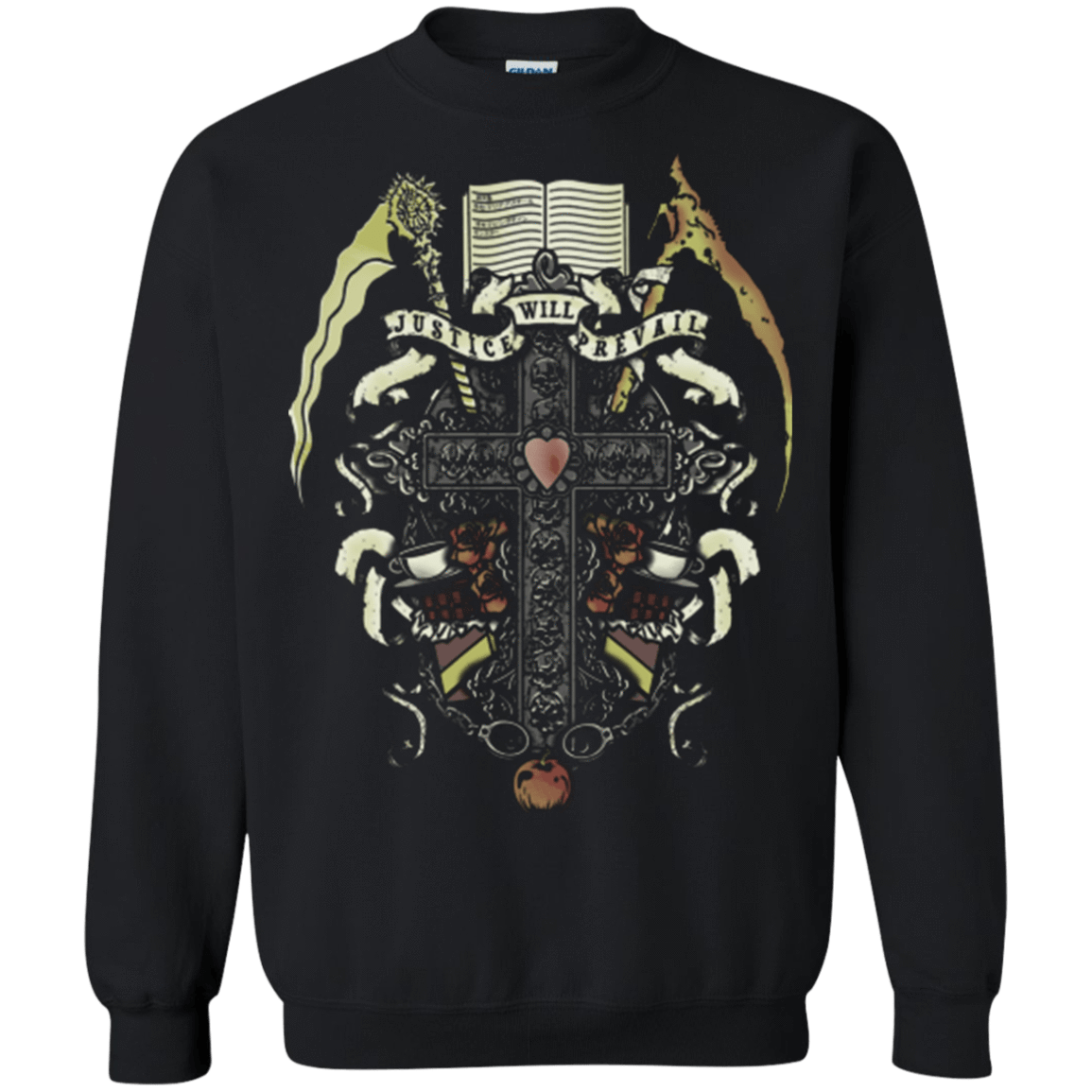 Sweatshirts Black / Small Book of Death Crewneck Sweatshirt