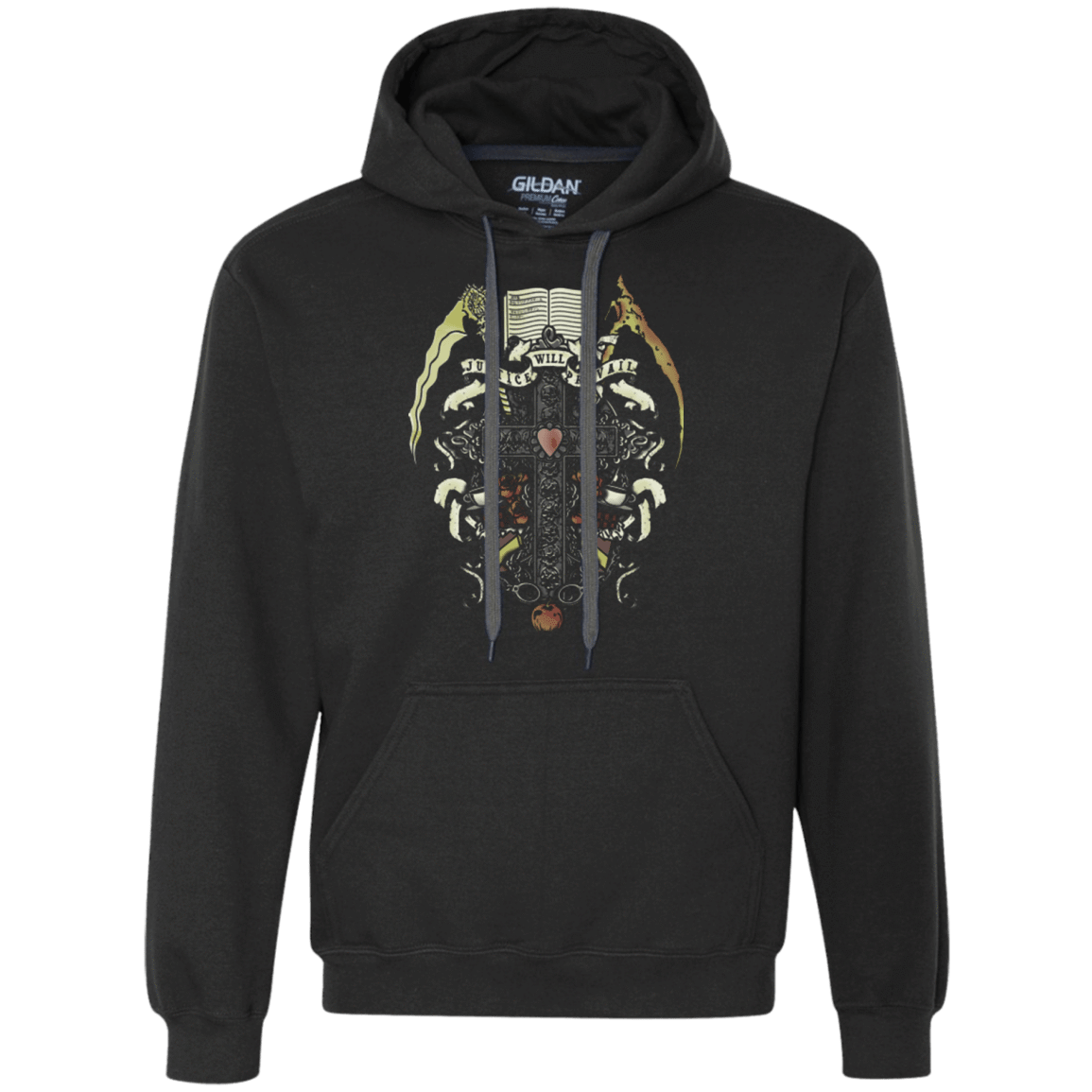 Sweatshirts Black / Small Book of Death Premium Fleece Hoodie