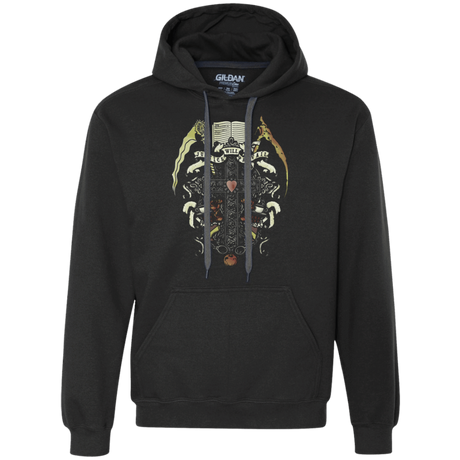 Sweatshirts Black / Small Book of Death Premium Fleece Hoodie