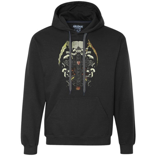 Sweatshirts Black / Small Book of Death Premium Fleece Hoodie