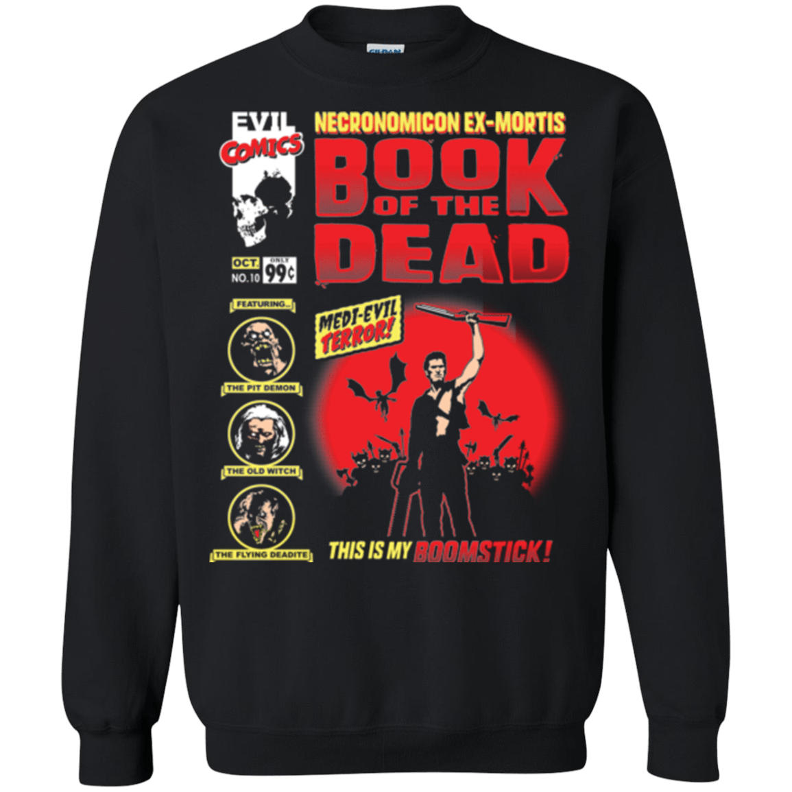 Sweatshirts Black / Small Book Of The Dead Crewneck Sweatshirt
