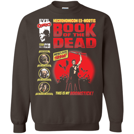 Sweatshirts Dark Chocolate / Small Book Of The Dead Crewneck Sweatshirt