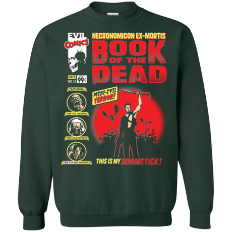 Sweatshirts Forest Green / Small Book Of The Dead Crewneck Sweatshirt