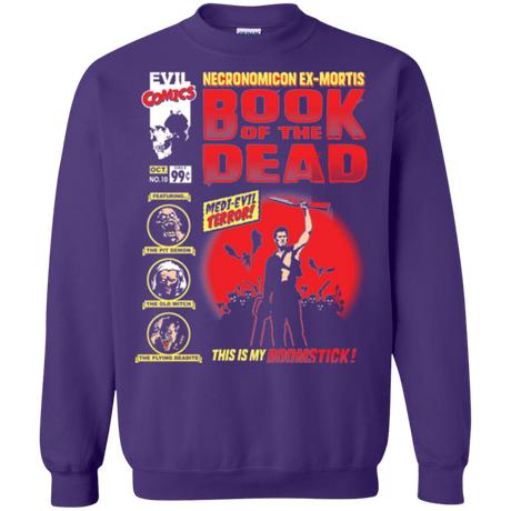 Sweatshirts Purple / Small Book Of The Dead Crewneck Sweatshirt