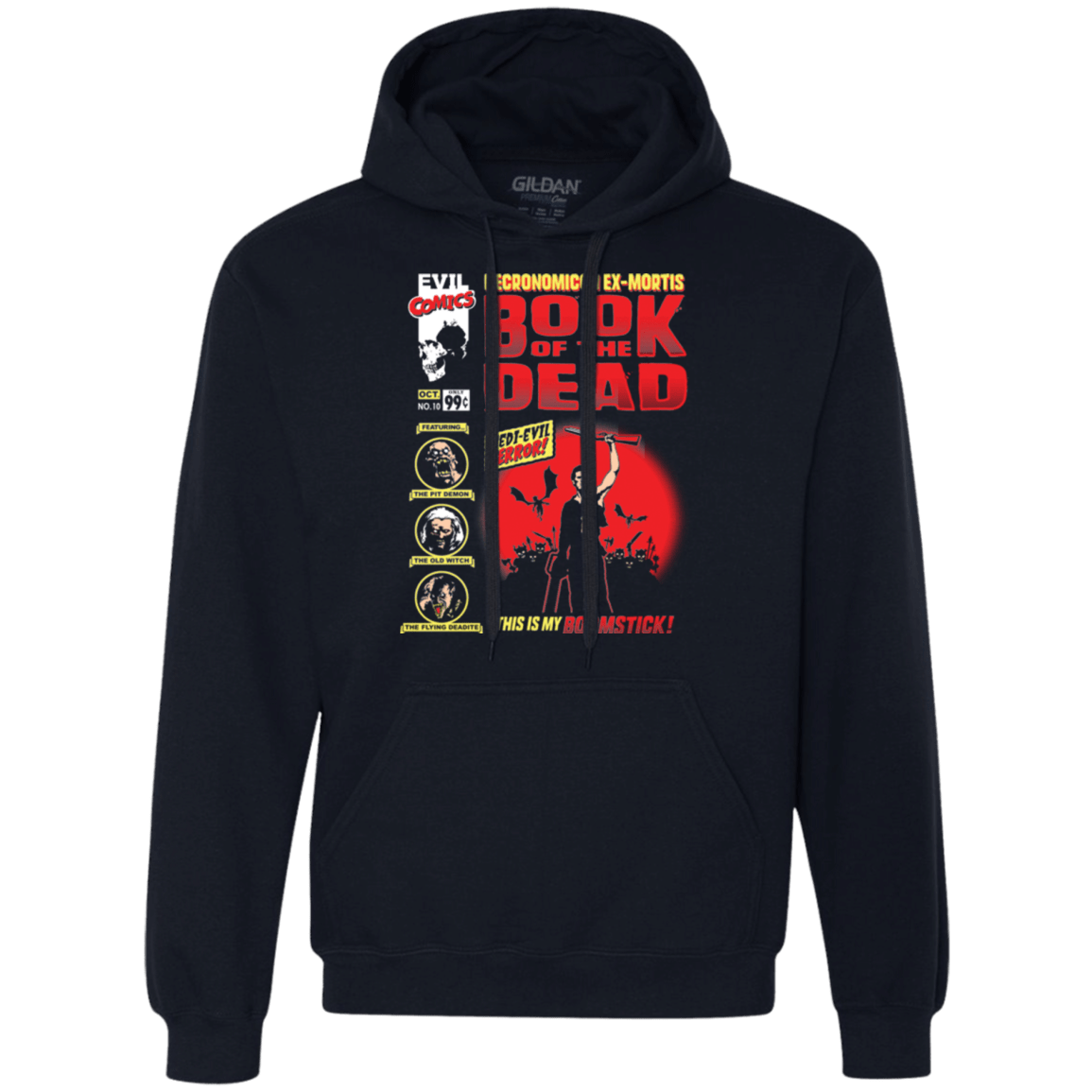 Sweatshirts Navy / Small Book Of The Dead Premium Fleece Hoodie