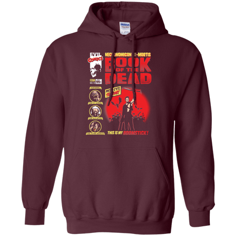 Sweatshirts Maroon / Small Book Of The Dead Pullover Hoodie