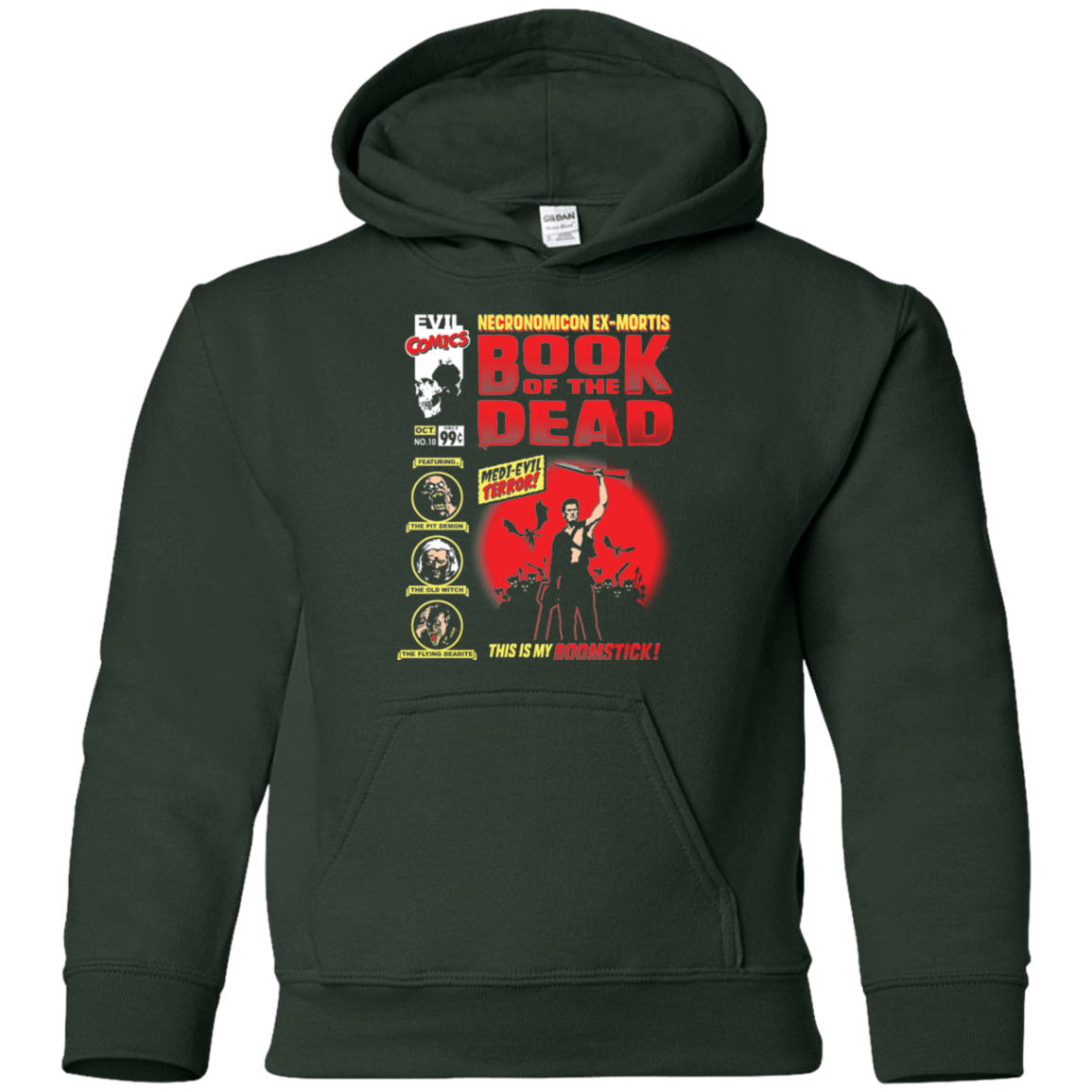 Sweatshirts Forest Green / YS Book Of The Dead Youth Hoodie