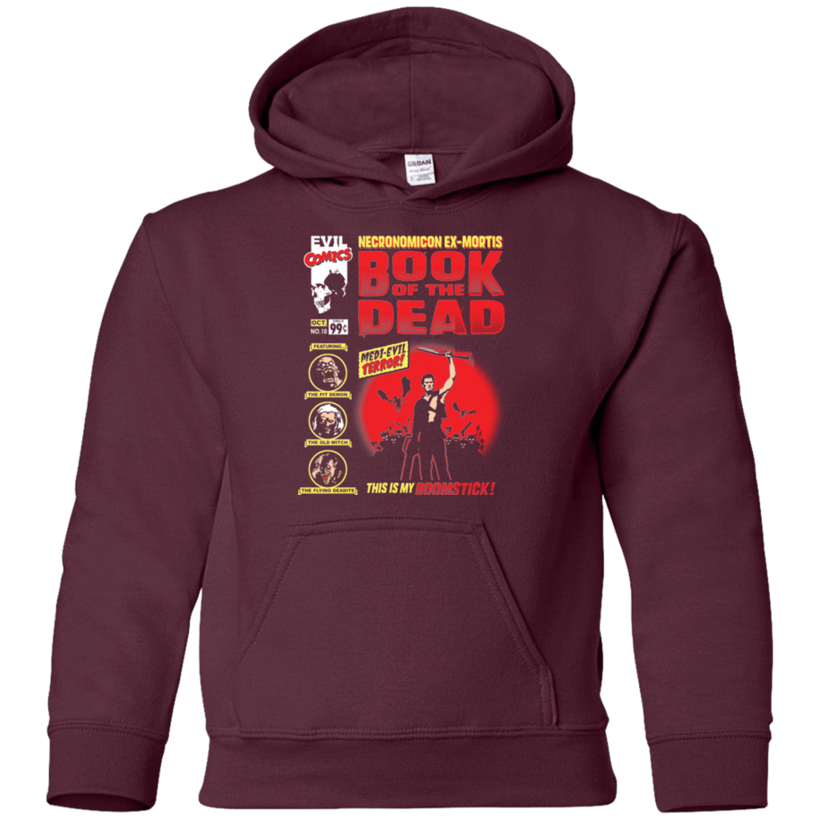 Sweatshirts Maroon / YS Book Of The Dead Youth Hoodie