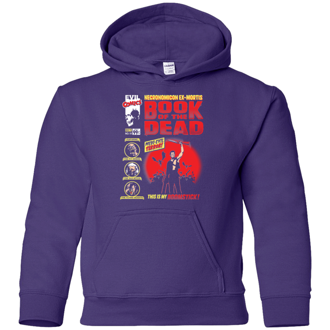 Sweatshirts Purple / YS Book Of The Dead Youth Hoodie