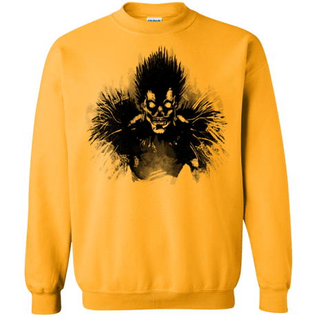 Sweatshirts Gold / Small Bored Shinigami Crewneck Sweatshirt