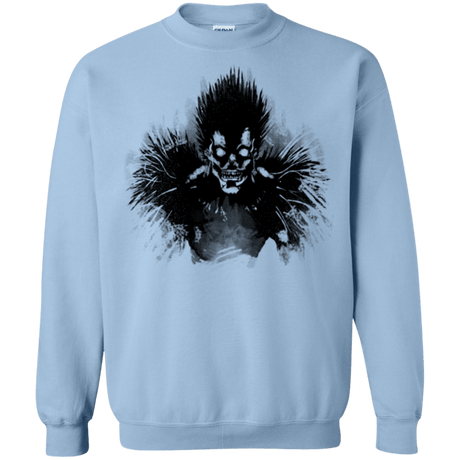 Sweatshirts Light Blue / Small Bored Shinigami Crewneck Sweatshirt