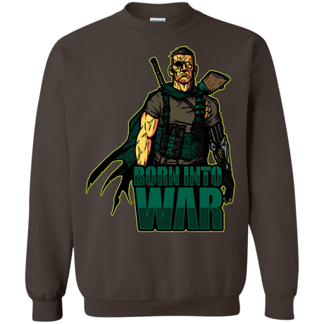 Sweatshirts Dark Chocolate / S Born Into War Crewneck Sweatshirt