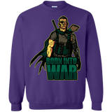 Sweatshirts Purple / S Born Into War Crewneck Sweatshirt