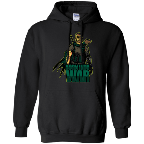 Sweatshirts Black / S Born Into War Pullover Hoodie