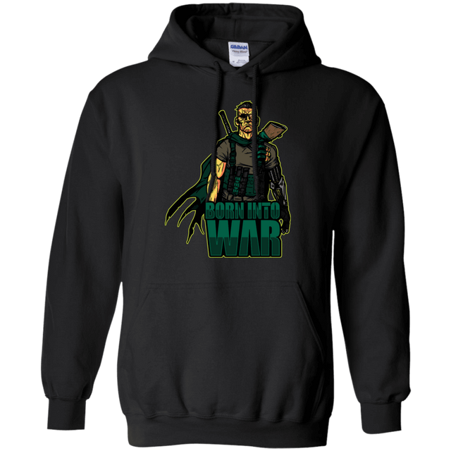 Sweatshirts Black / S Born Into War Pullover Hoodie