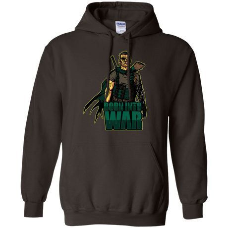 Sweatshirts Dark Chocolate / S Born Into War Pullover Hoodie