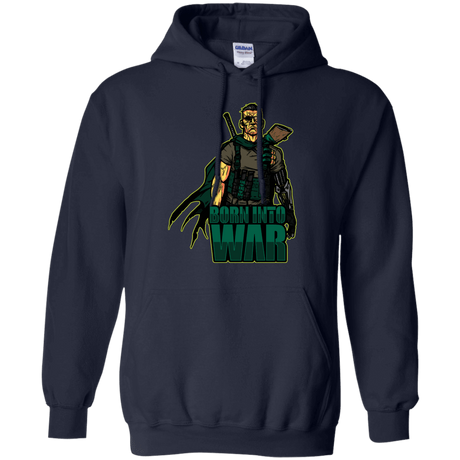 Sweatshirts Navy / S Born Into War Pullover Hoodie