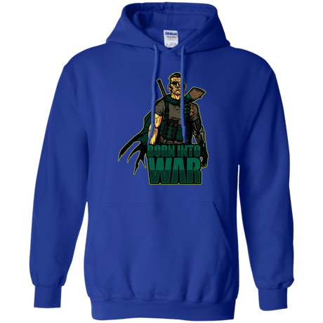 Sweatshirts Royal / S Born Into War Pullover Hoodie