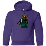 Sweatshirts Purple / YS Born Into War Youth Hoodie