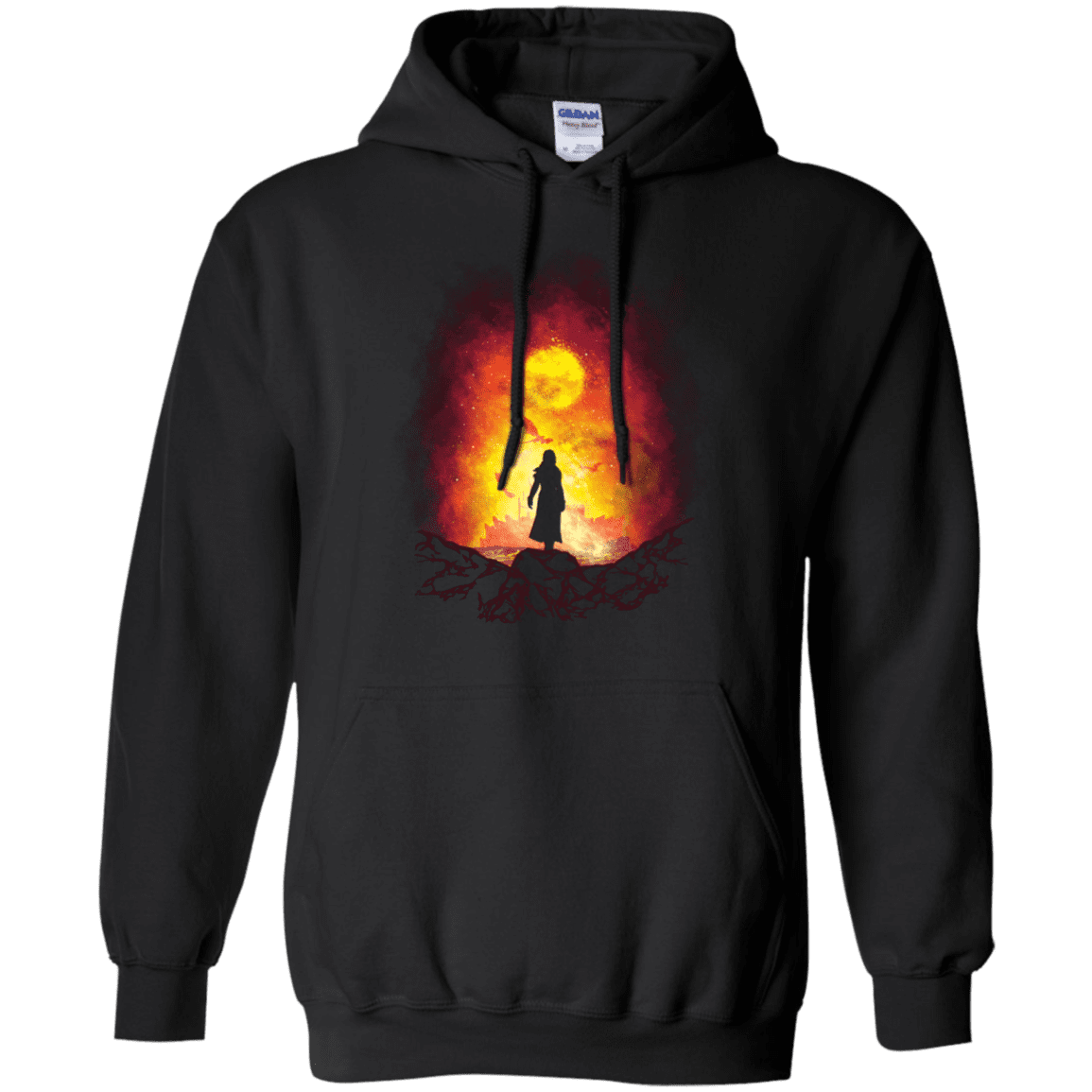 Sweatshirts Black / S Born Of Fire Pullover Hoodie