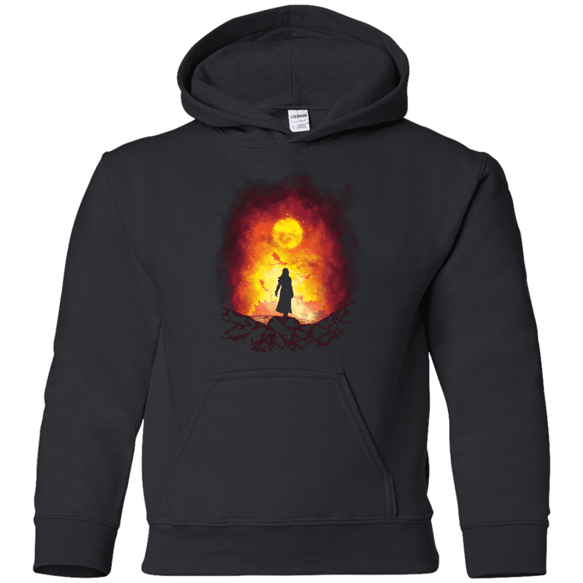 Sweatshirts Black / YS Born Of Fire Youth Hoodie