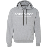 Sweatshirts Sport Grey / Small Born To Code Stuck Debugging Premium Fleece Hoodie