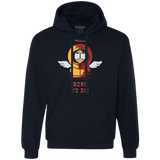 Sweatshirts Navy / Small BORN TO DIE Premium Fleece Hoodie