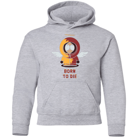 Sweatshirts Sport Grey / YS BORN TO DIE Youth Hoodie