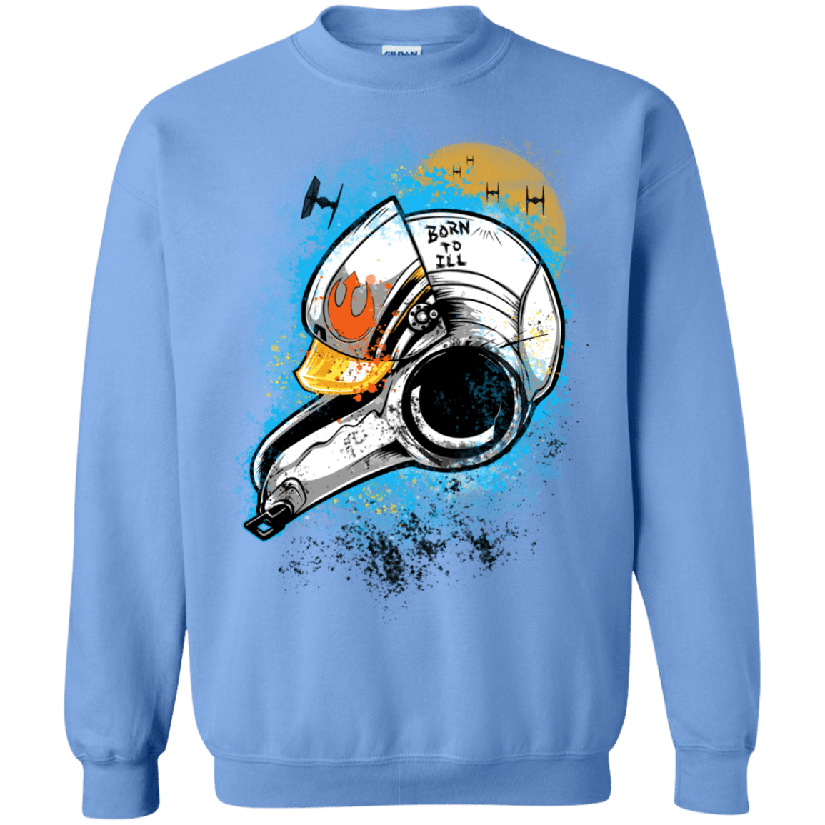 Sweatshirts Carolina Blue / Small Born to Ill Crewneck Sweatshirt