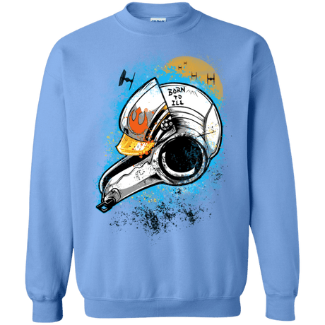 Sweatshirts Carolina Blue / Small Born to Ill Crewneck Sweatshirt