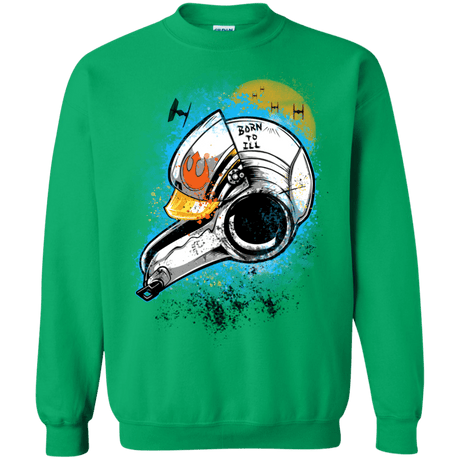 Sweatshirts Irish Green / Small Born to Ill Crewneck Sweatshirt