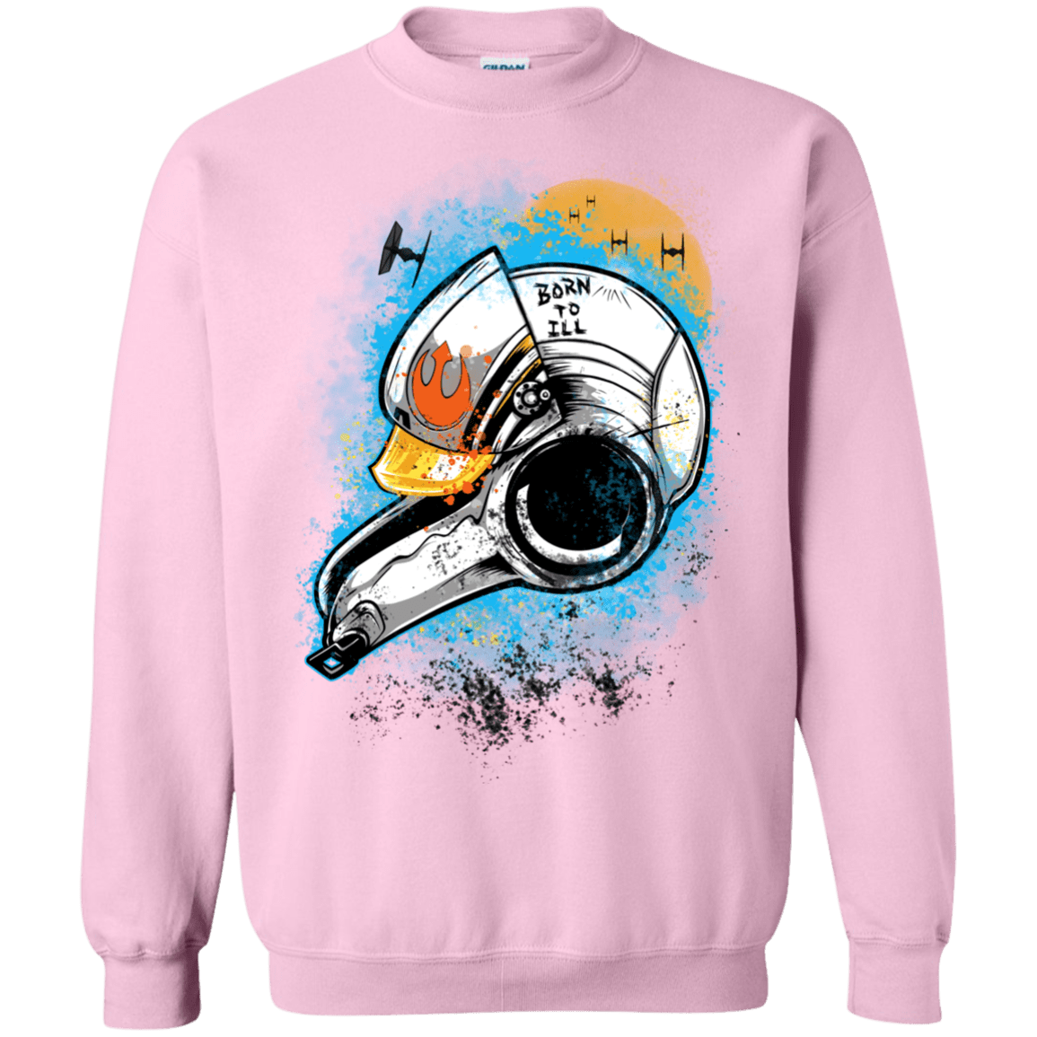Sweatshirts Light Pink / Small Born to Ill Crewneck Sweatshirt