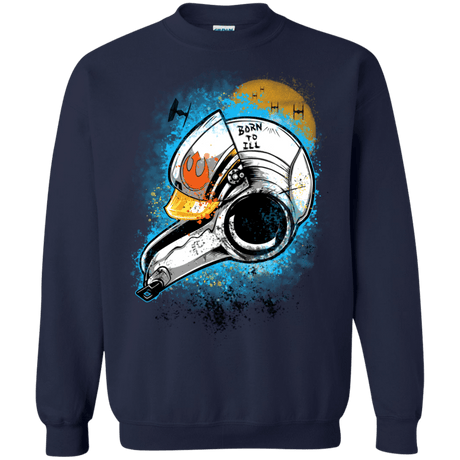 Sweatshirts Navy / Small Born to Ill Crewneck Sweatshirt