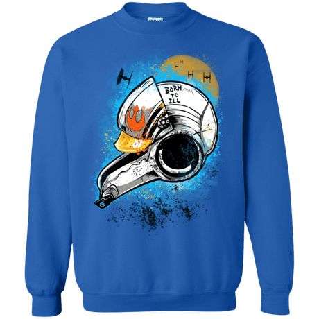 Sweatshirts Royal / Small Born to Ill Crewneck Sweatshirt
