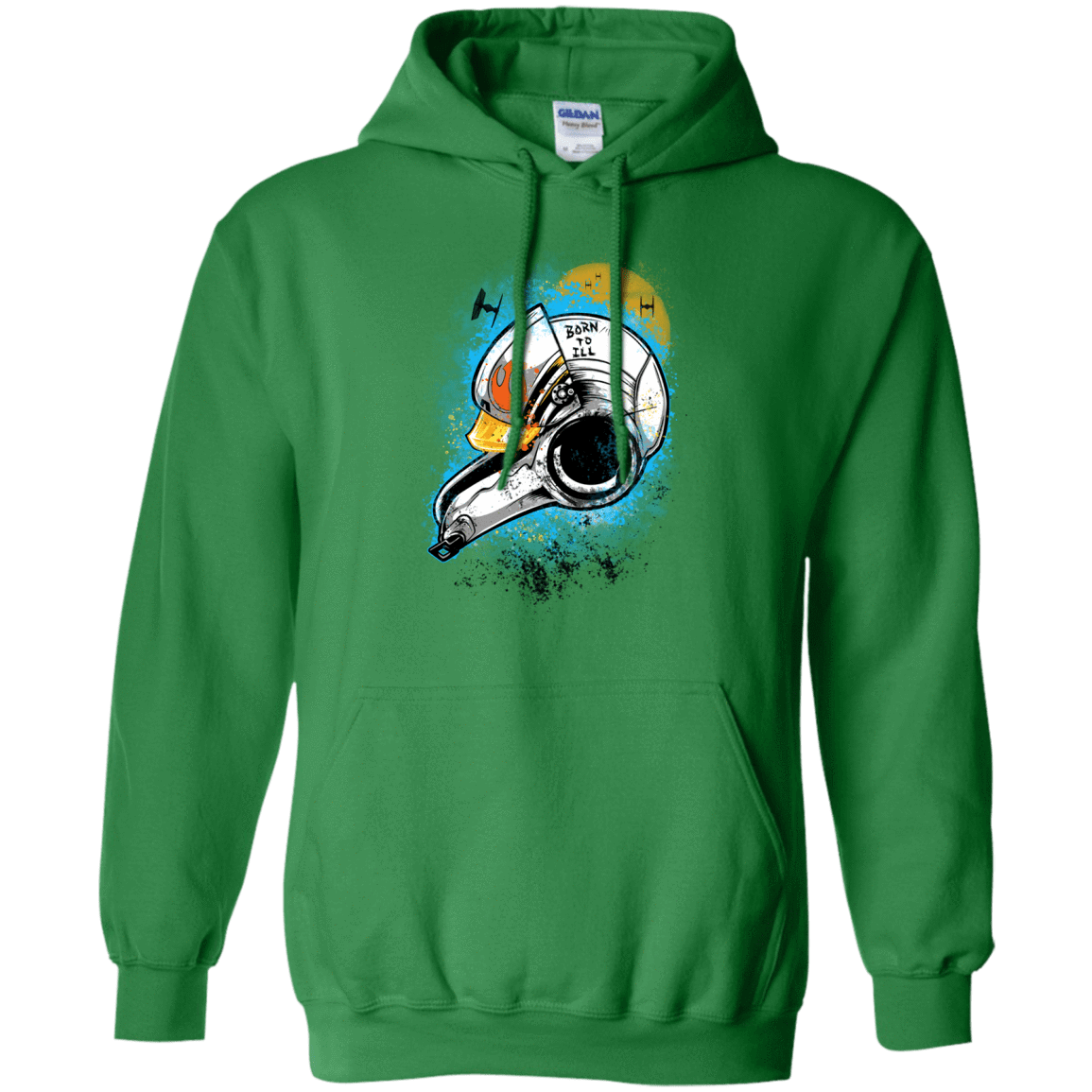 Sweatshirts Irish Green / Small Born to Ill Pullover Hoodie