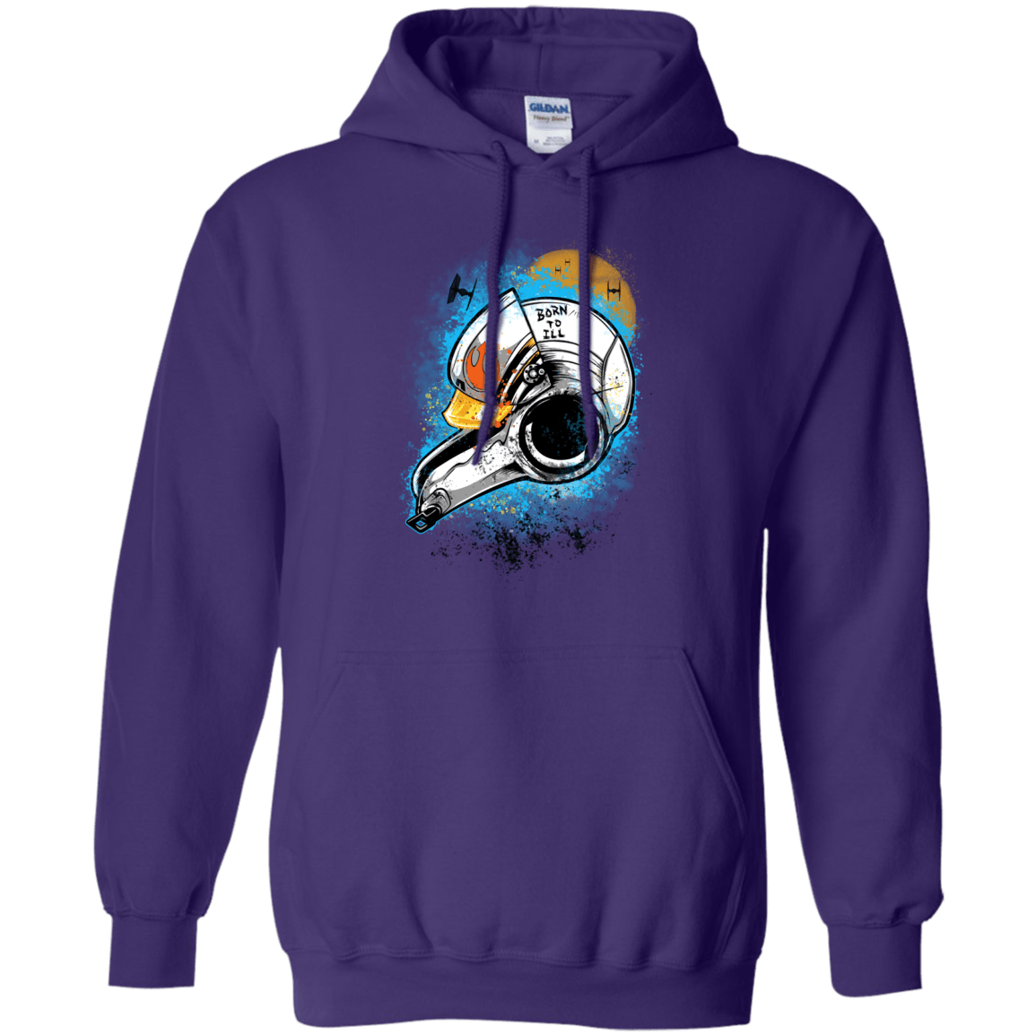 Sweatshirts Purple / Small Born to Ill Pullover Hoodie