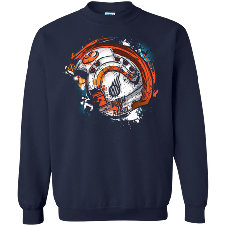 Sweatshirts Navy / Small Born to Rebel Crewneck Sweatshirt