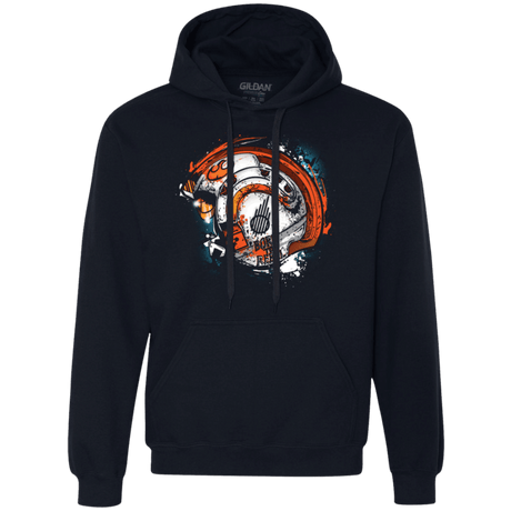 Sweatshirts Navy / Small Born to Rebel Premium Fleece Hoodie