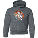 Sweatshirts Dark Heather / YS Born to Rebel Youth Hoodie
