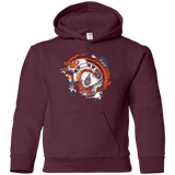 Sweatshirts Maroon / YS Born to Rebel Youth Hoodie