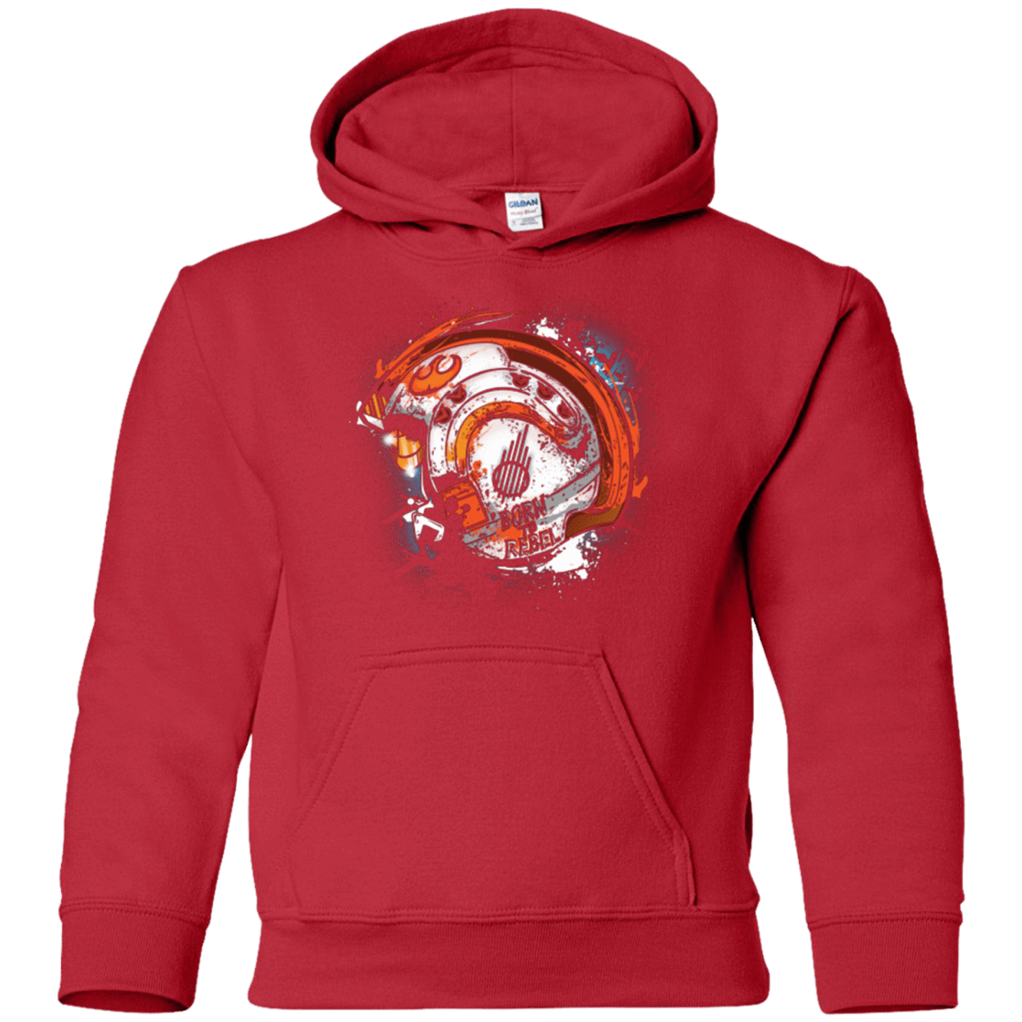 Sweatshirts Red / YS Born to Rebel Youth Hoodie