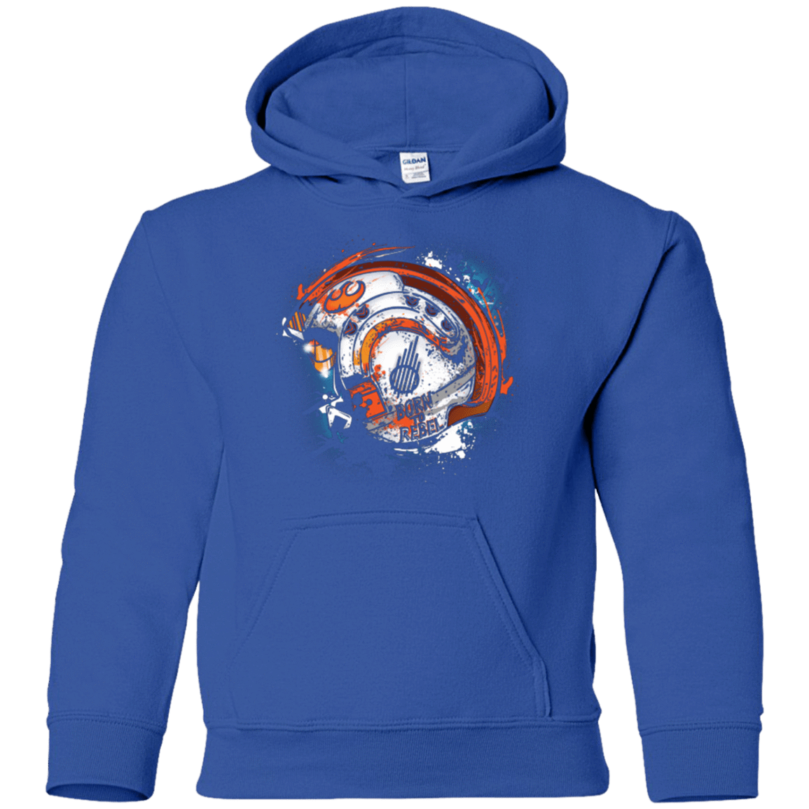 Sweatshirts Royal / YS Born to Rebel Youth Hoodie