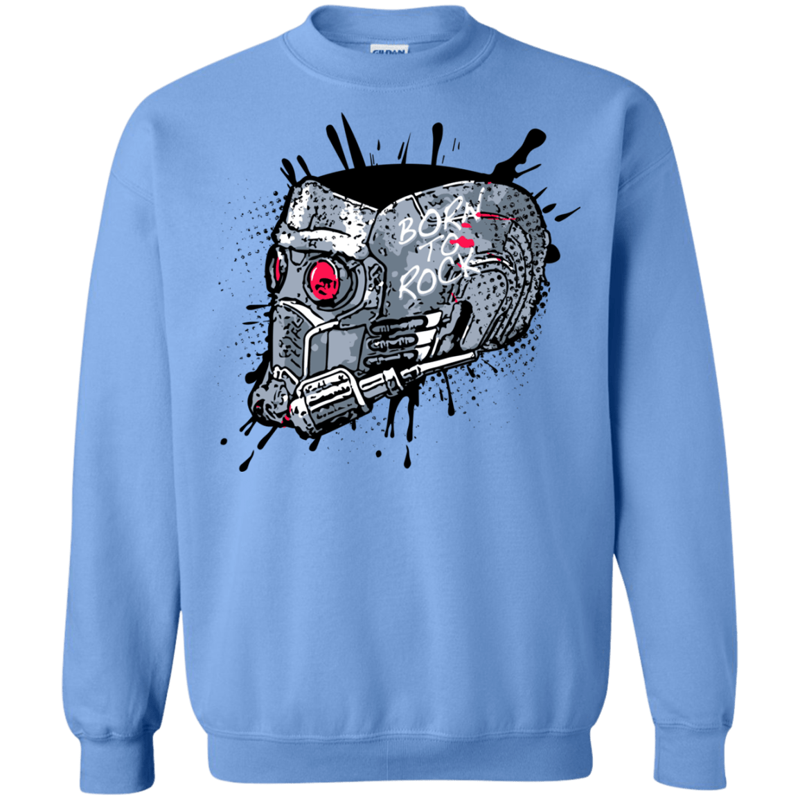 Sweatshirts Carolina Blue / Small Born to Rock Crewneck Sweatshirt