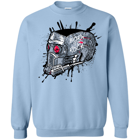 Sweatshirts Light Blue / Small Born to Rock Crewneck Sweatshirt