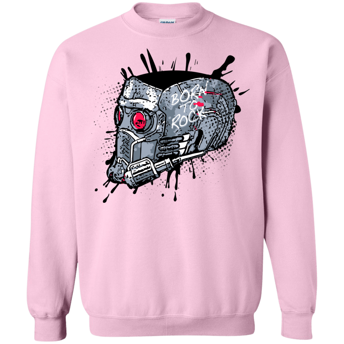 Sweatshirts Light Pink / Small Born to Rock Crewneck Sweatshirt