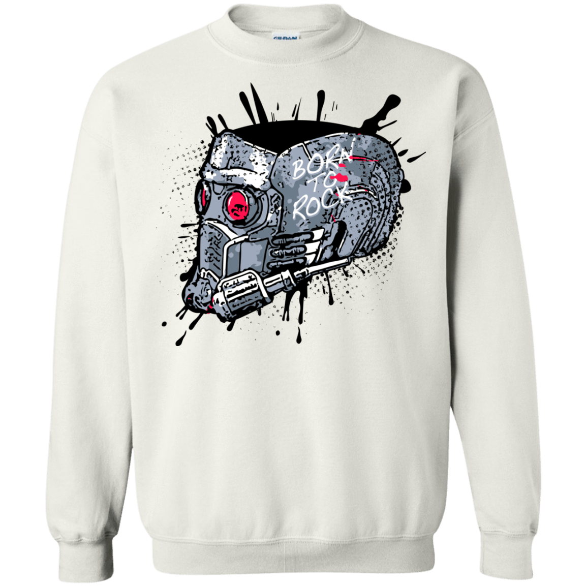 Sweatshirts White / Small Born to Rock Crewneck Sweatshirt